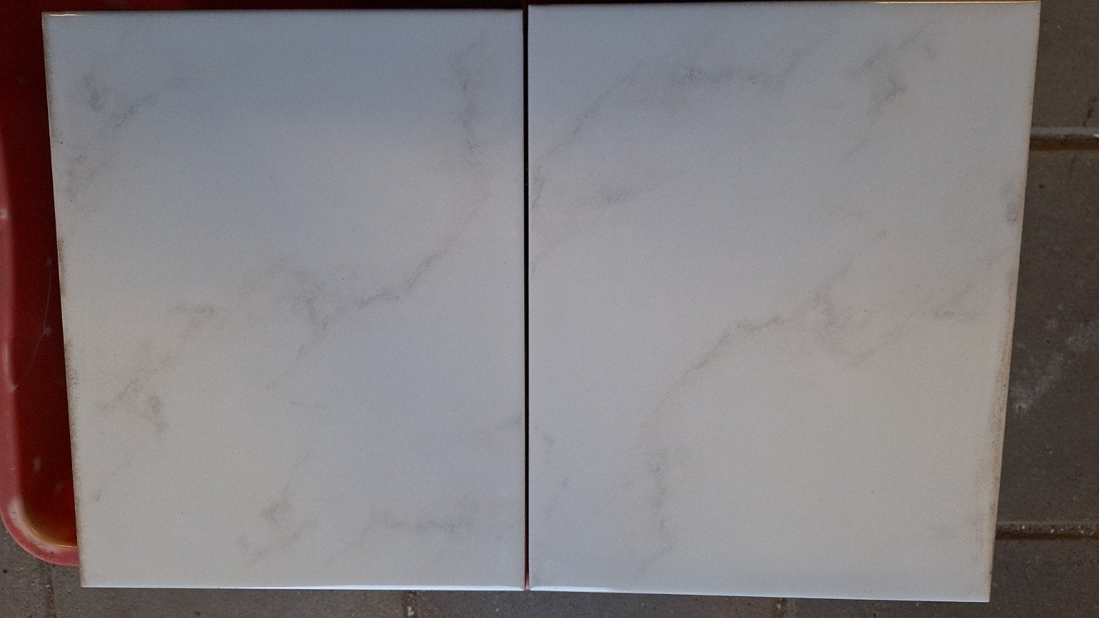 37 Witte Glans Marmerlook Tegels 20x25 cm 1.85m2, Ophalen, Nieuw, 20 tot 40 cm, Minder dan 5 m²