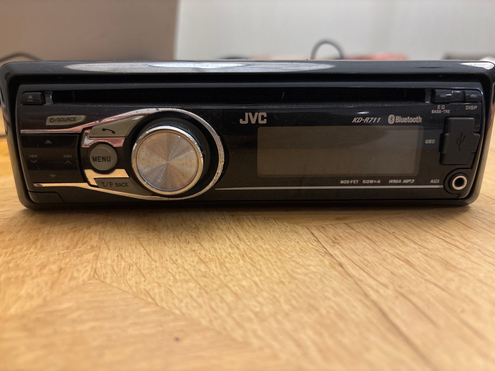 JVC KD-R711 Autoradio met Bluetooth, USB en AUX, Ophalen of Verzenden, Gebruikt