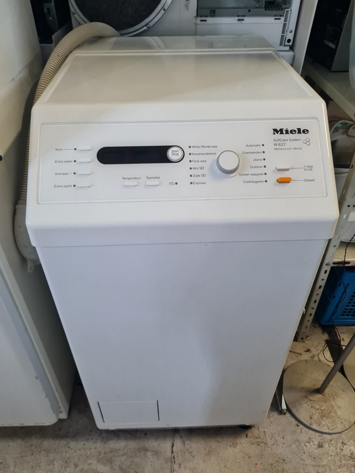 Miele W 627 WPM Bovenlader Wasmachine - SoftCare System, Bovenlader, Ophalen of Verzenden, Miele, Wolwasprogramma