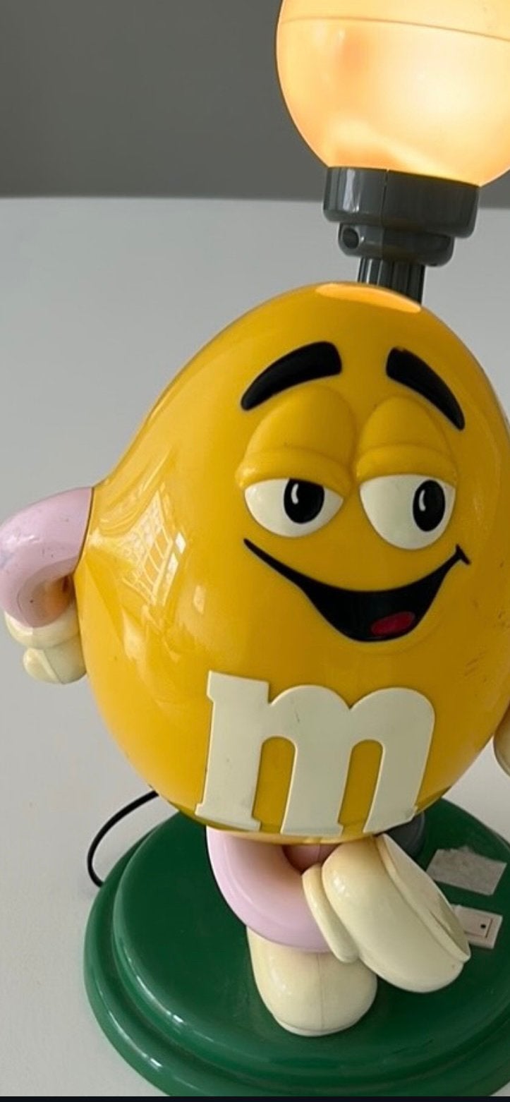 M&M tafellamp vintage, Ophalen, Kunststof, Vintage
