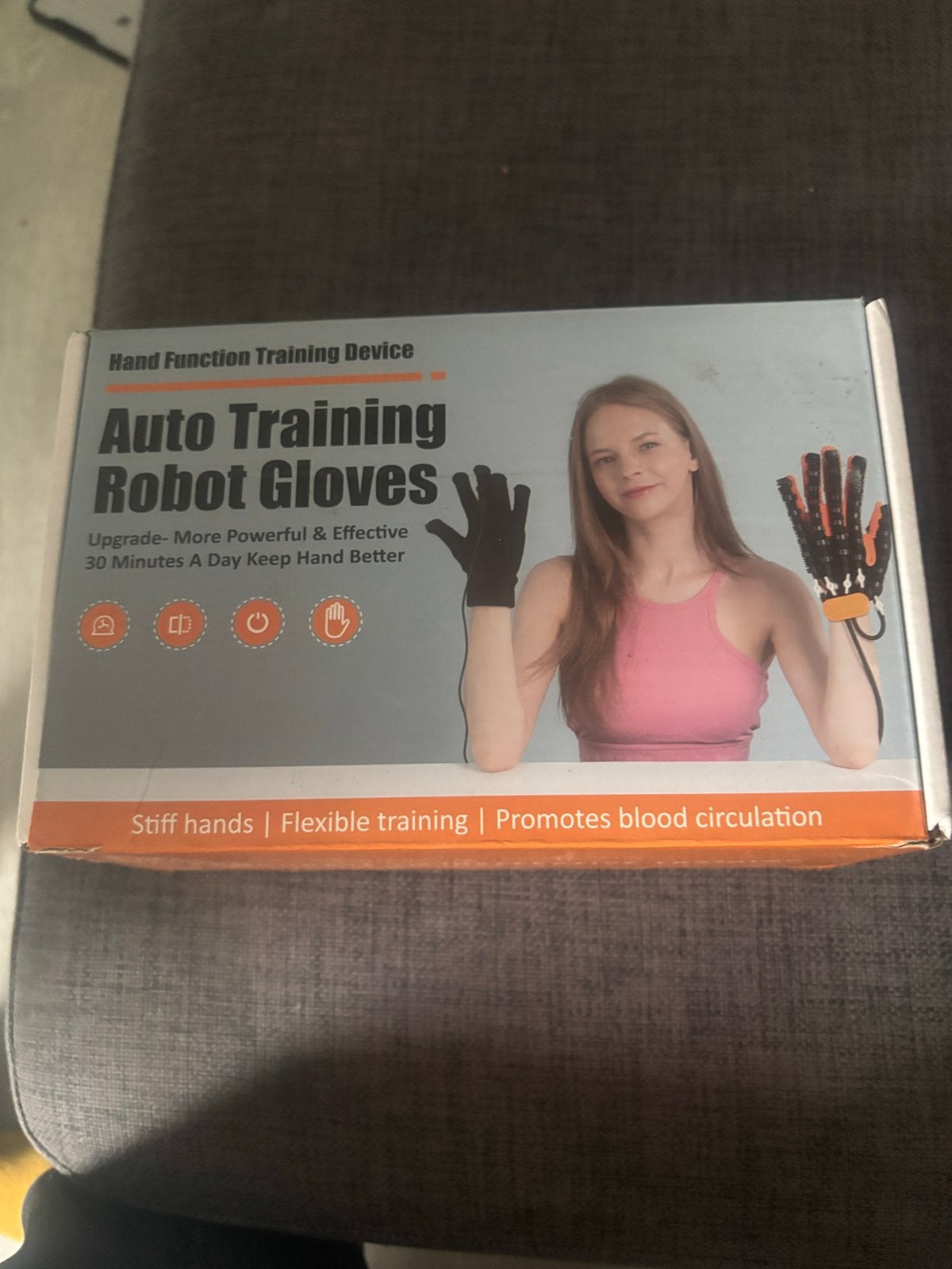 Auto Training Robot Gloves - Handrevalidatie, Sport en Fitness, Ophalen of Verzenden, Zo goed als nieuw, Overige typen