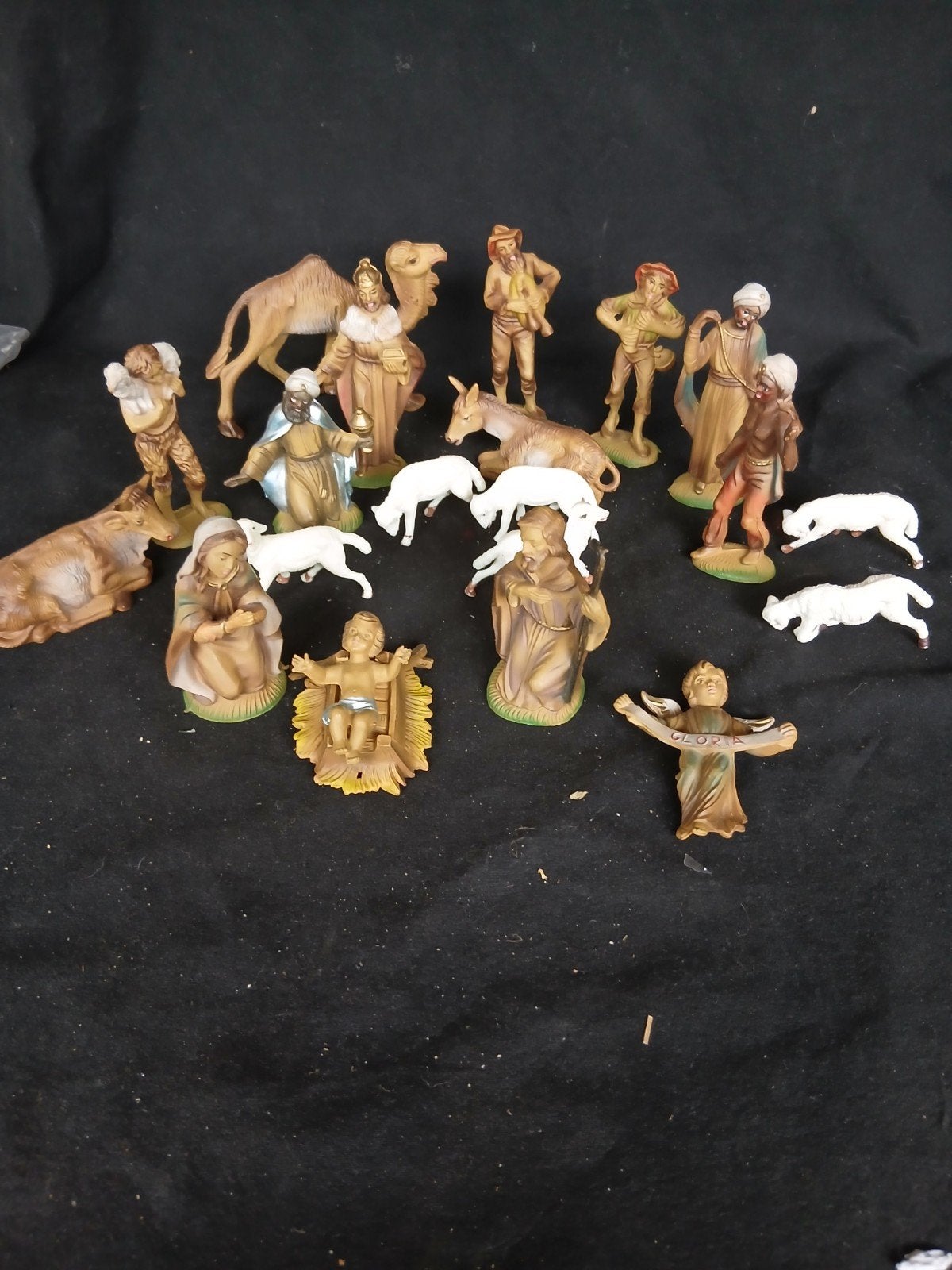 Grote Kerststal Set - Compleet met Beeldjes en Dieren, Ophalen of Verzenden, Gebruikt