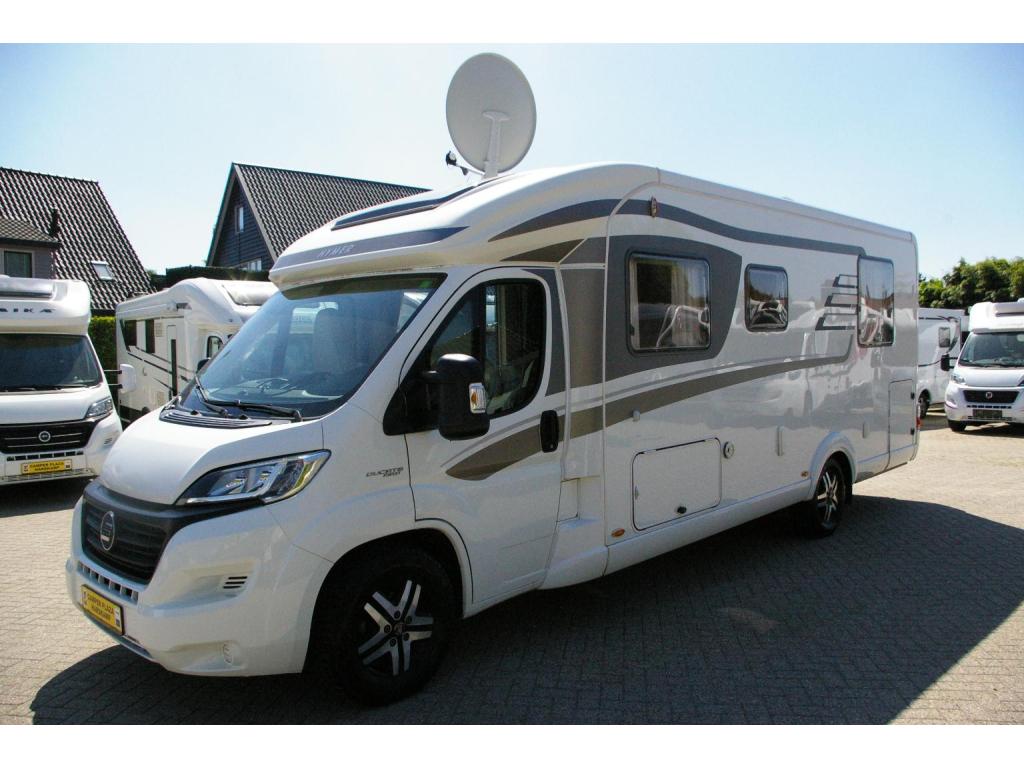Hymer T 708 SL Automaat, Queensbed, level, Internet., Caravans en Kamperen, Automaat, Ringverwarming, Fiat, Airbags