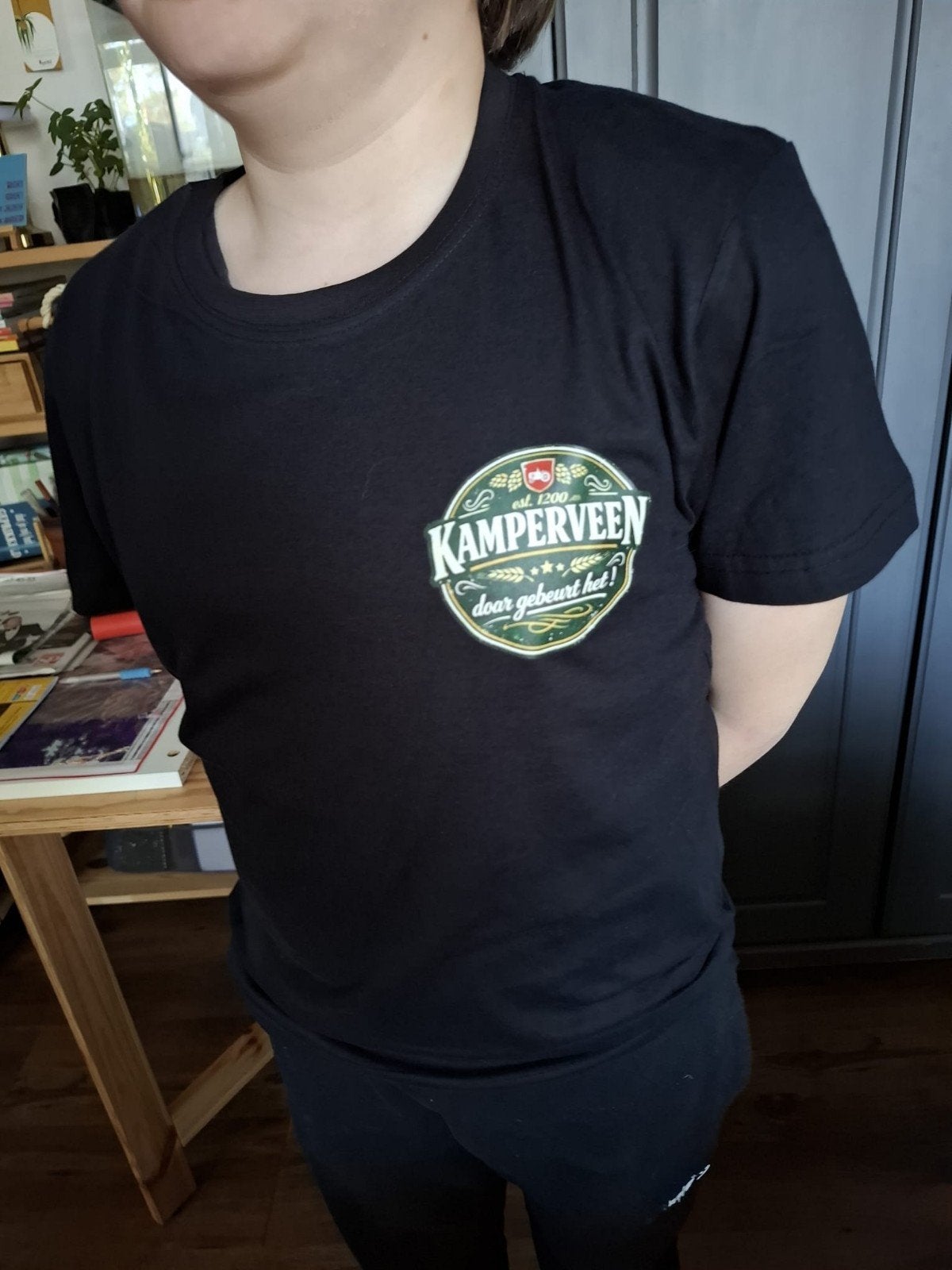 Nieuwe t,shirts kamperveen, Ophalen, Nieuw, Overige maten, Zwart