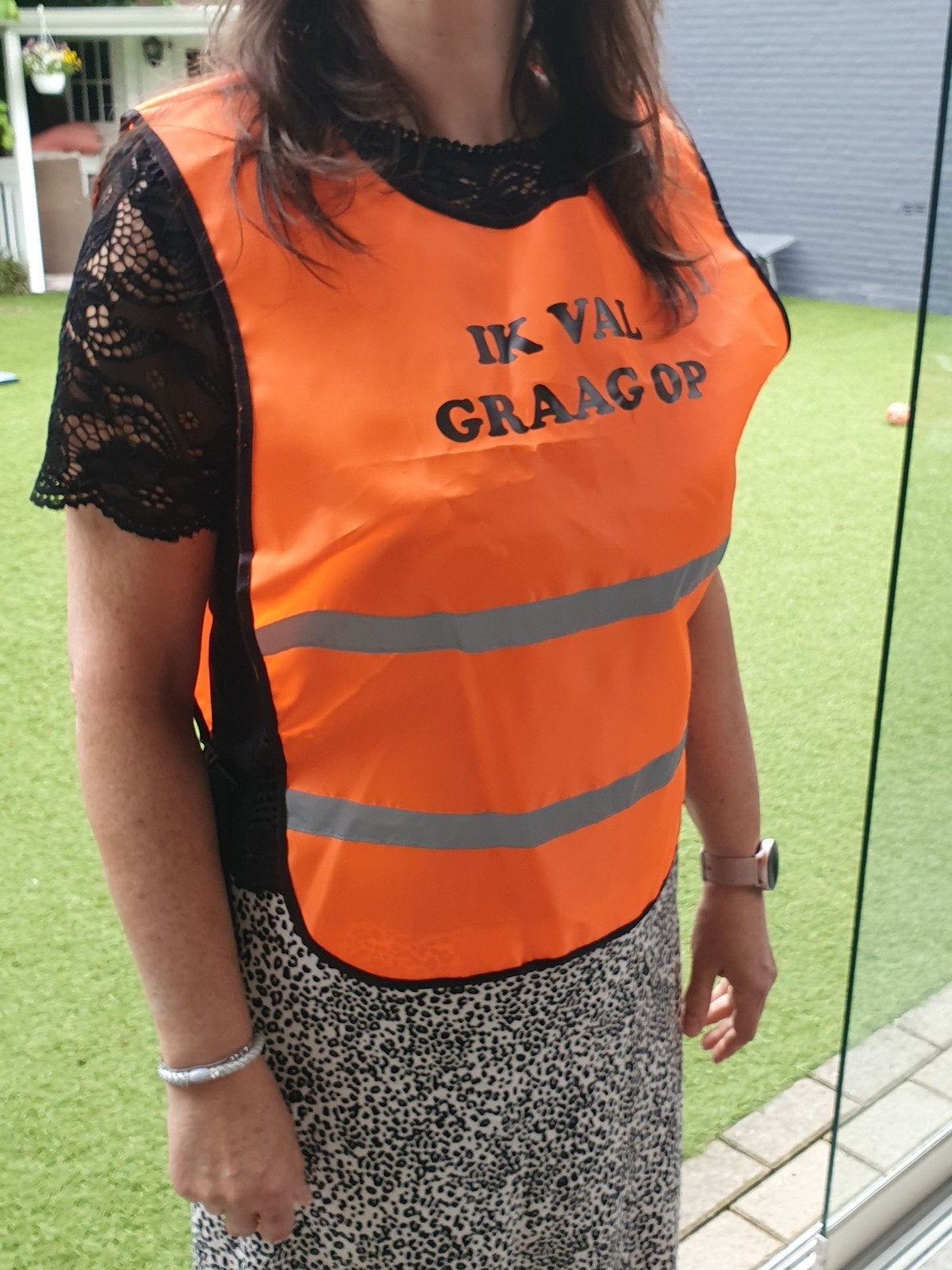 Opvallende veiligheidshesjes met leuke teksten, Kleding | Dames, Overige Dameskleding, Nieuw, Ophalen of Verzenden