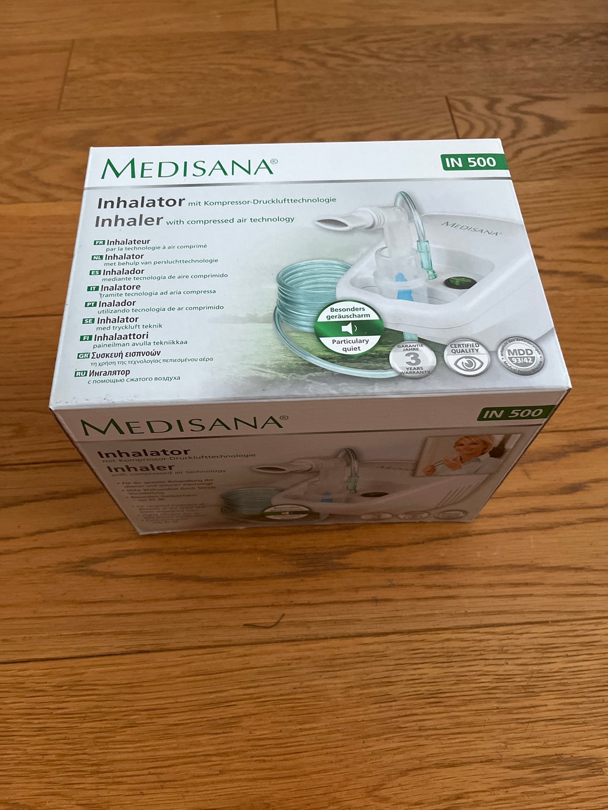 Medisana IN 500 Inhalator met compressor-druktechnologie, Ophalen of Verzenden, Zo goed als nieuw, Overige typen