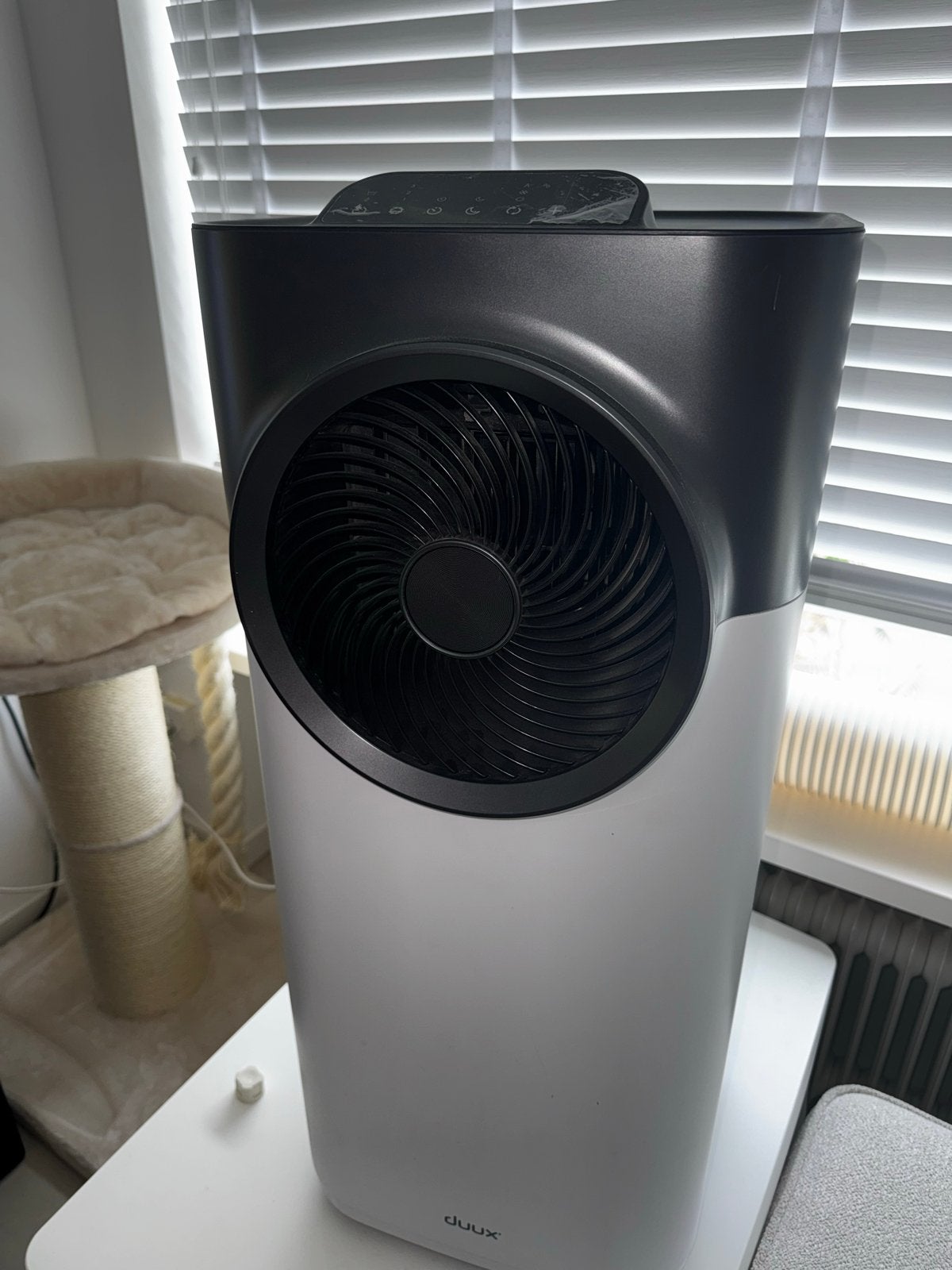 Duux mobiele airco 12000 BTU + raamset + afstandsbed, Ophalen, Minder dan 60 m³, Timer, 3 snelheden of meer