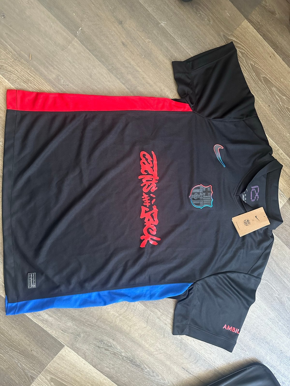 Barcelona Travis Scott voetbalshirt - Maat L, Ophalen of Verzenden, Nieuw, Maat 52/54 (L), Zwart