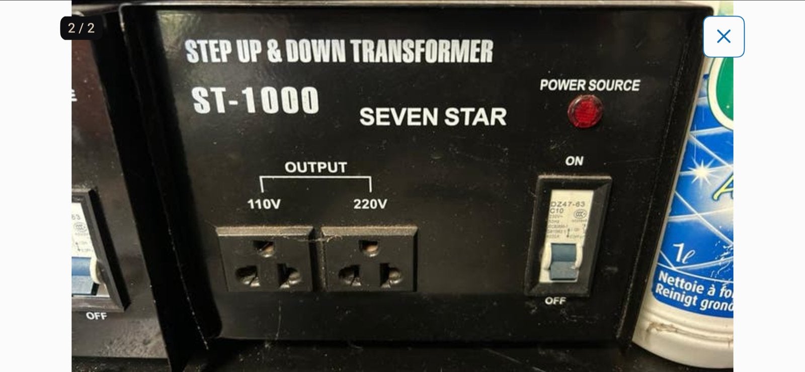 Seven Star ST-1000 Step Up & Down Transformator, Ophalen, Gebruikt