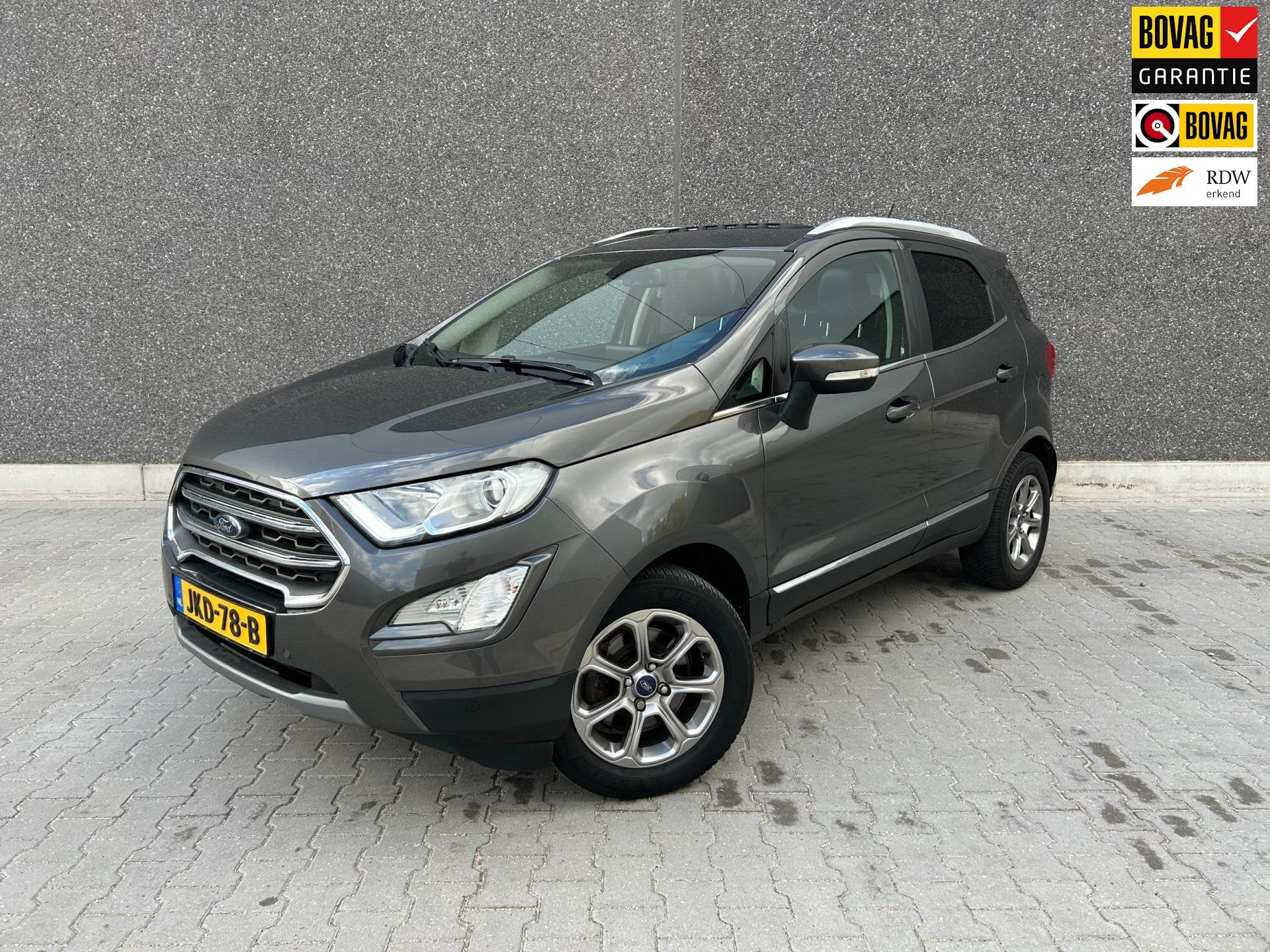 Ford ECOSPORT 1.0 EcoBoost ST-Line Black | CARPLAY | A.CAMER, Dealer onderhouden, 125 pk, Gebruikt, Ecosport