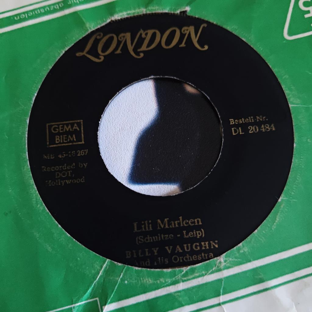 Billy Vaughn - Lili Marleen (Single, London Records), Gebruikt, 7 inch, Single, Ophalen of Verzenden