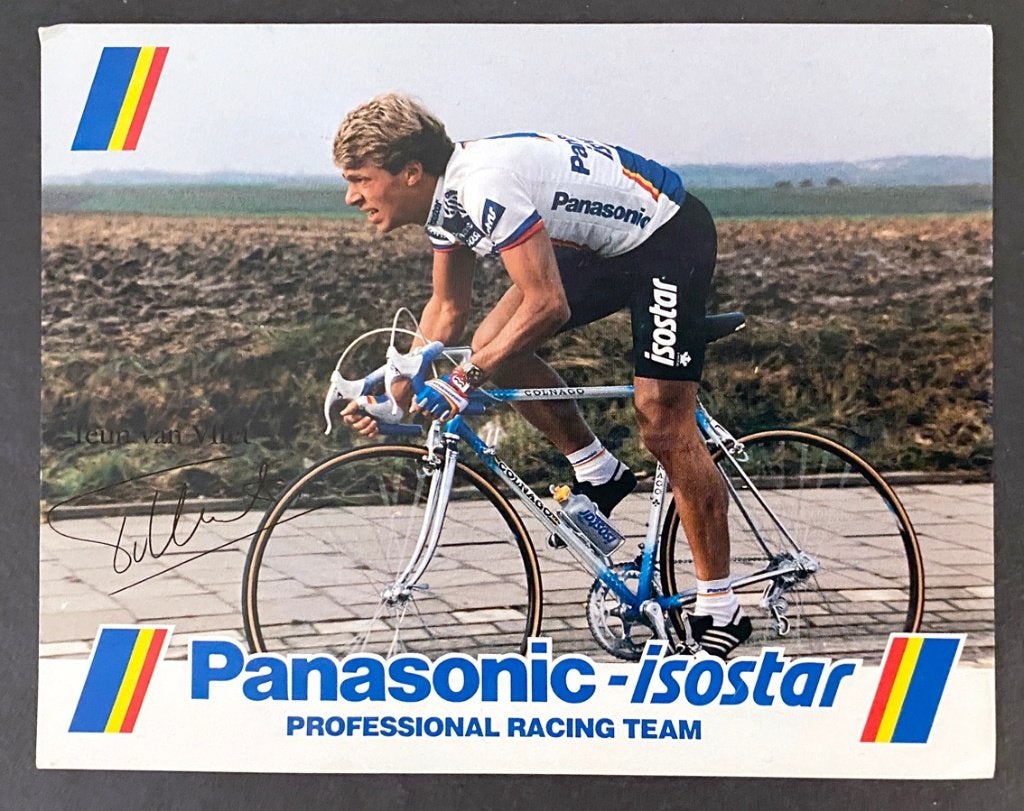 Wielershirt PANASONIC ISOSTAR – TEUN VAN VLIET – 1988, Ophalen of Verzenden, Overige typen