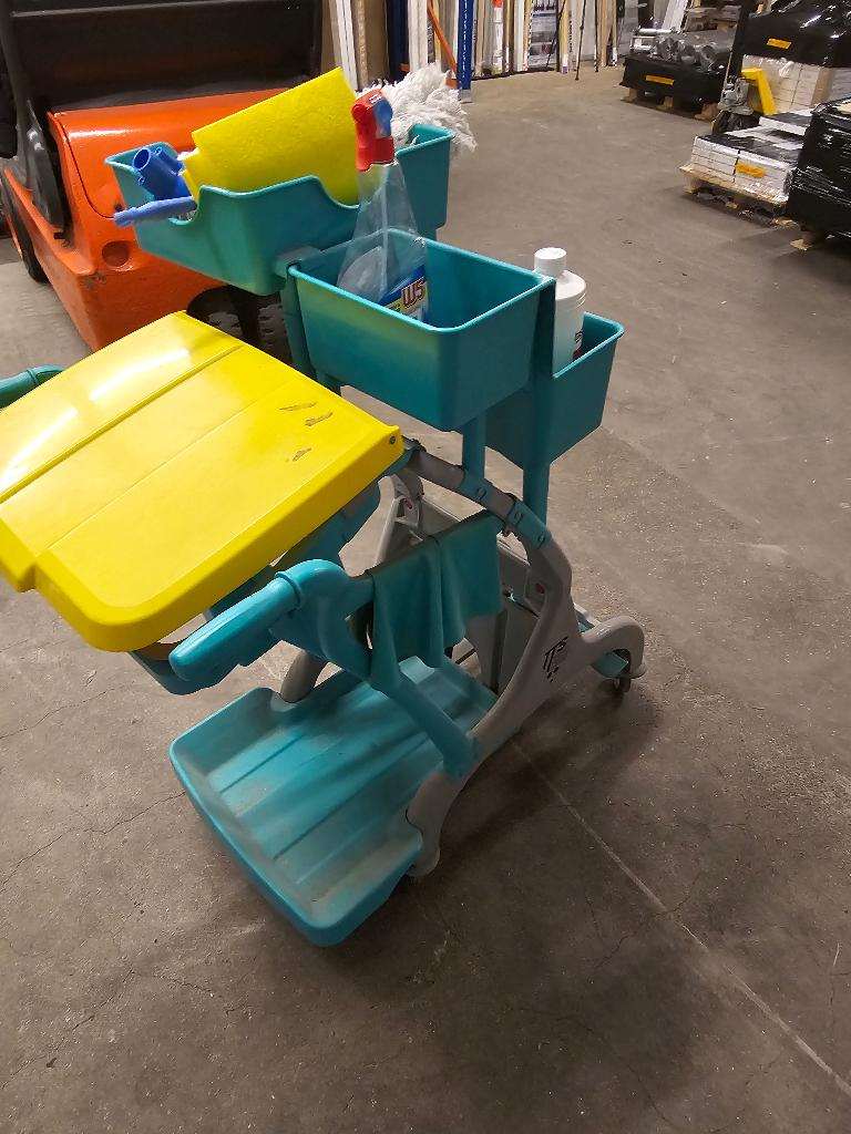 Mopwagen  / TTS Tecno Trolley System, Huis en Inrichting, Schoonmaakartikelen, Ophalen, Mop of Dweil