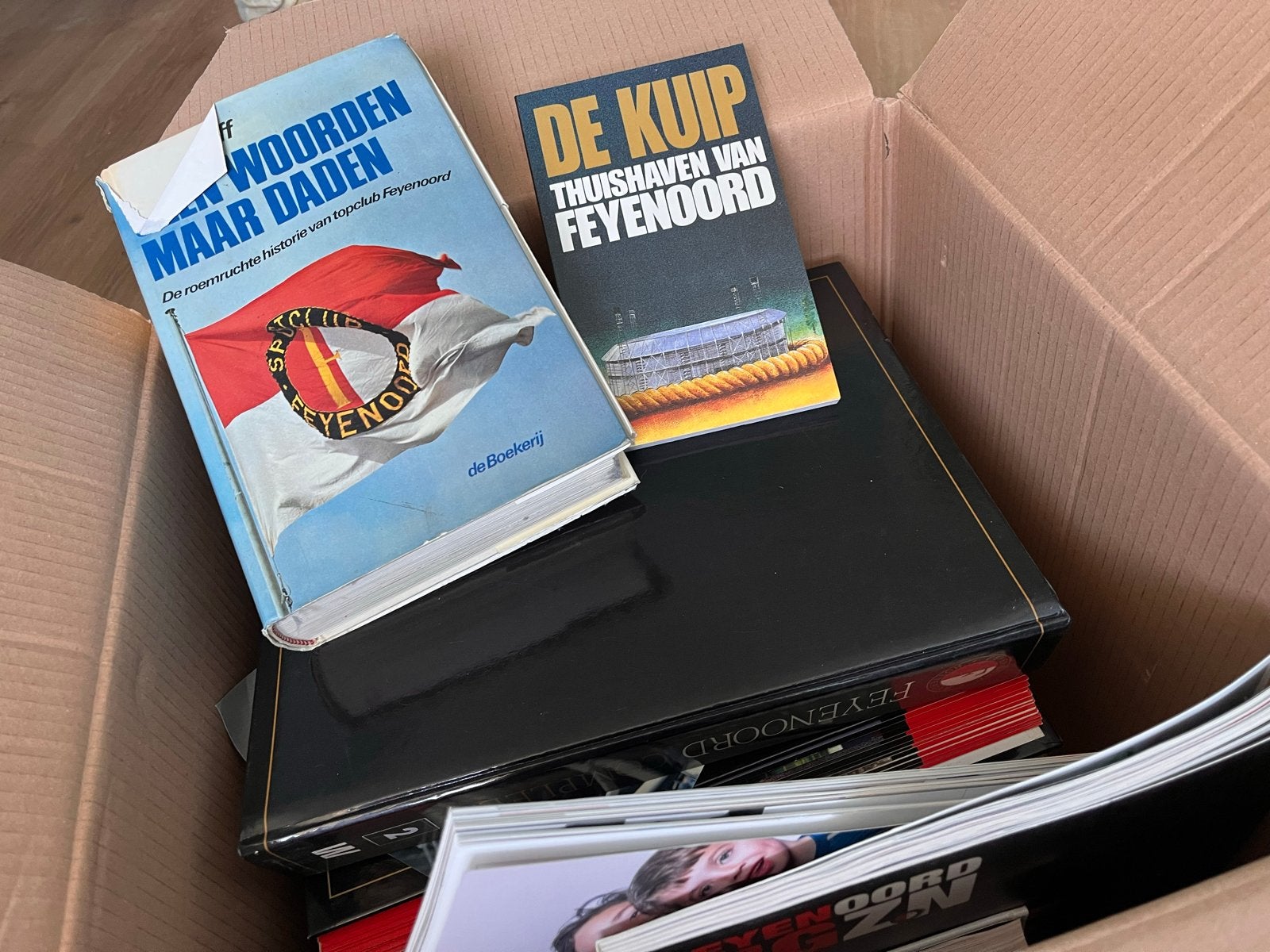 Feyenoord memorabilia en magazines, alles samen, Ophalen, Gebruikt, Feyenoord, Overige typen