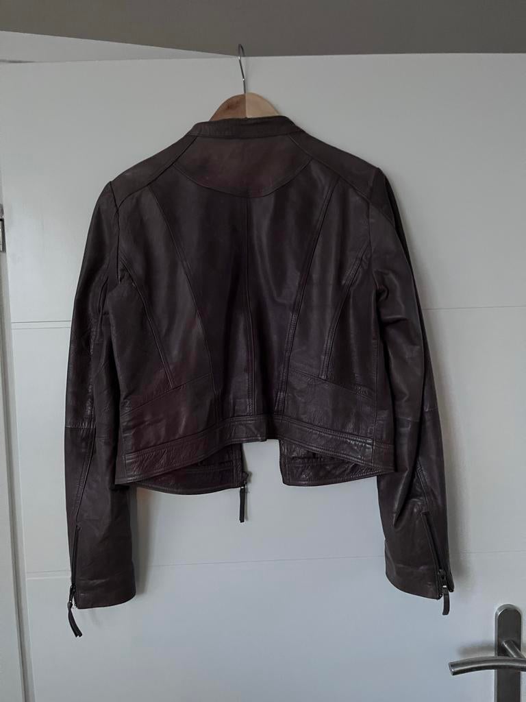 Object leren jasje - Smit mode, Ophalen of Verzenden, Gedragen, Maat 38/40 (M), Bruin