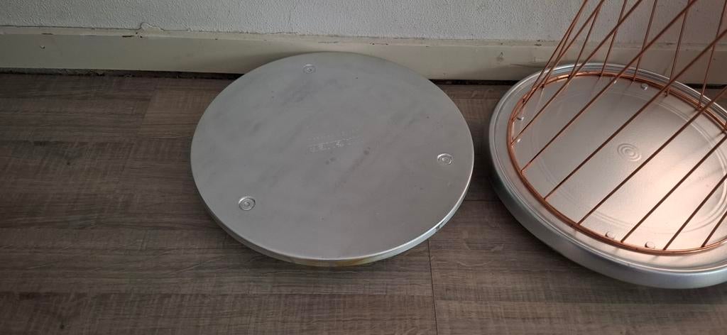 Plantentrolley op wielen, aluminium, Ophalen