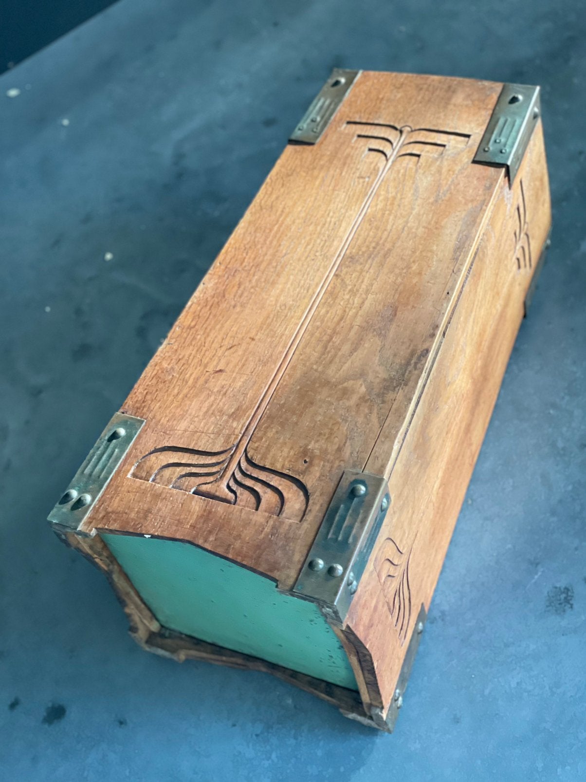 Art deco antieke design paraplubak, Ophalen of Verzenden