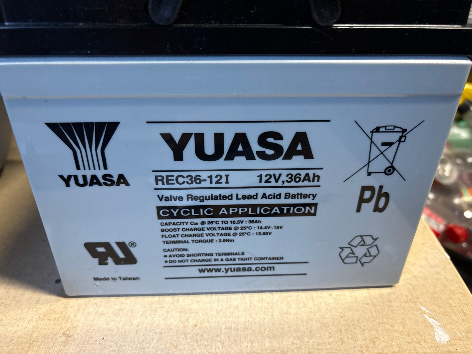 Nieuwe Yuasa REC36-12I Accu voor Tesla Model S (2015), Nieuw, Overige automerken