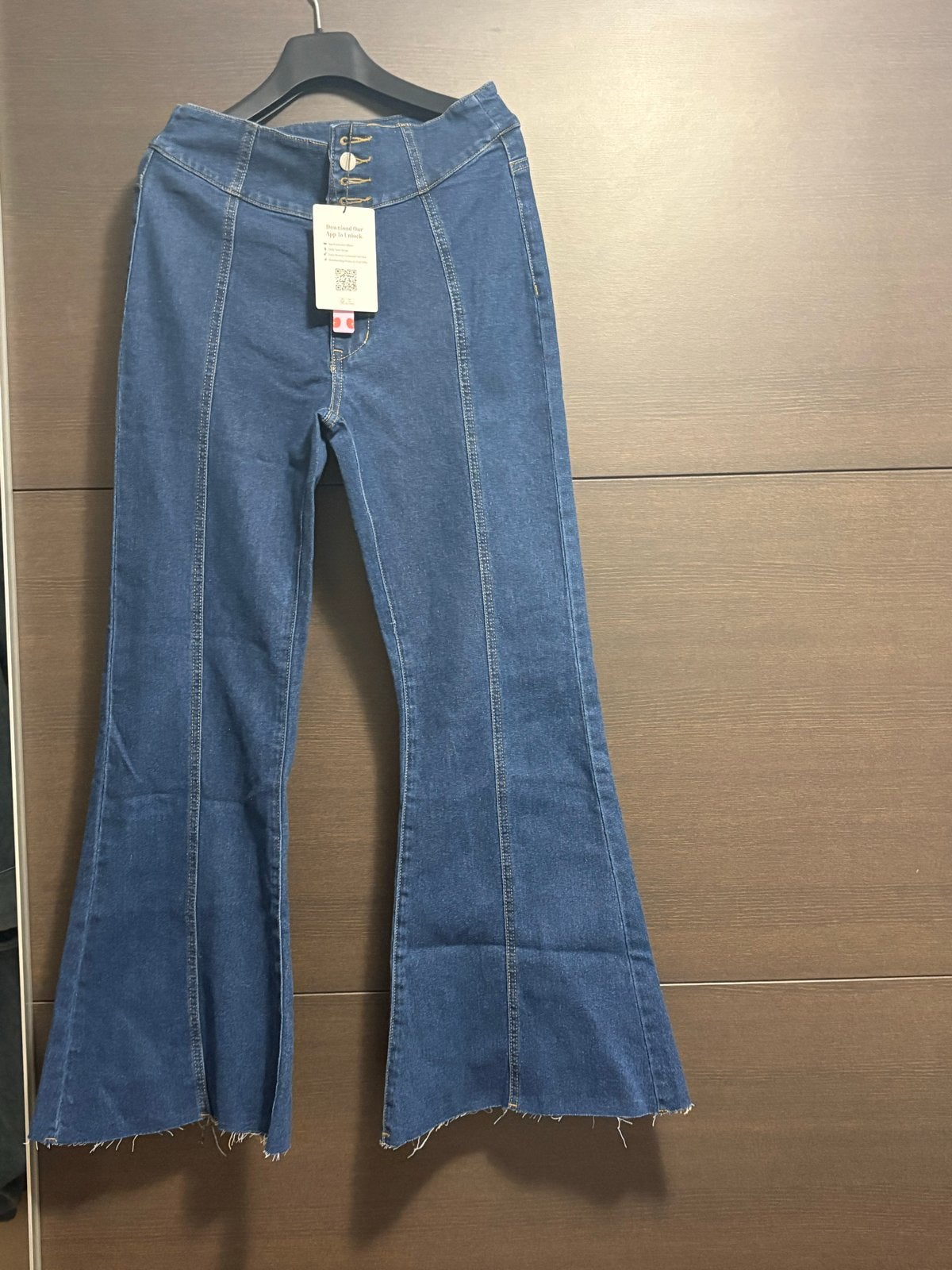 CIDER flared jeans - Maat S, Blauw, Nieuw, Ophalen of Verzenden, Maat 36 (S)