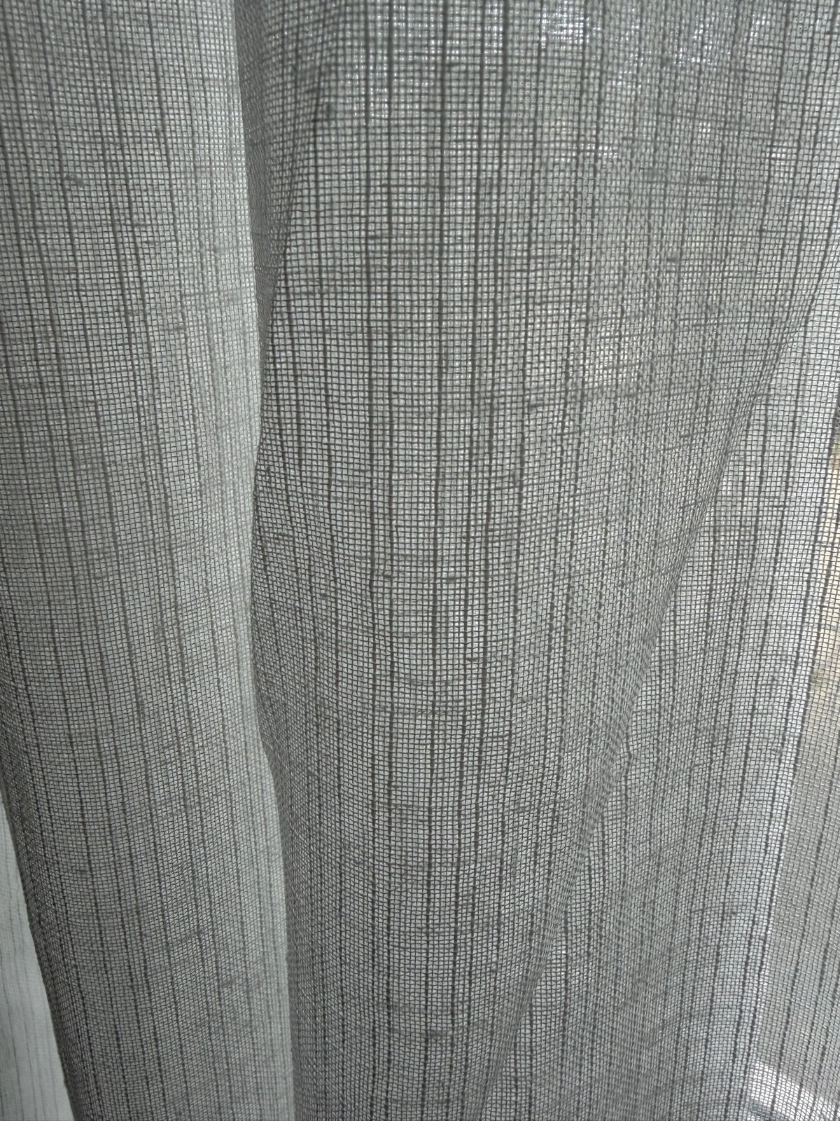 2x Lichtdoorlatende witte gordijnen- 380 breed 280 lang, Vitrage, Overige merken, Wit, Nieuw