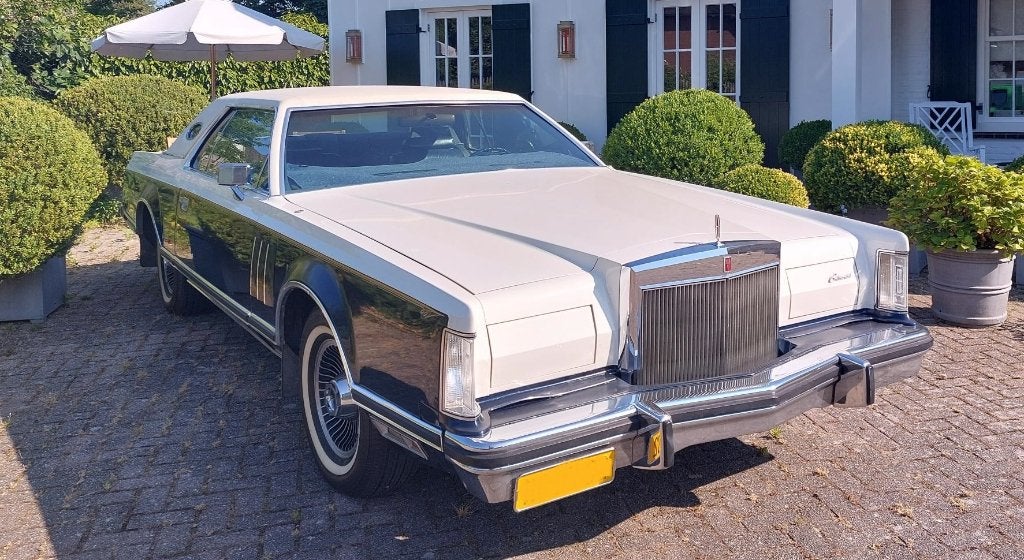 Lincoln Continental 6.6 Mark V AUT 1979 Wit, Auto's, Lincoln, Automaat, Achterwielaandrijving, 8 cilinders, Mark