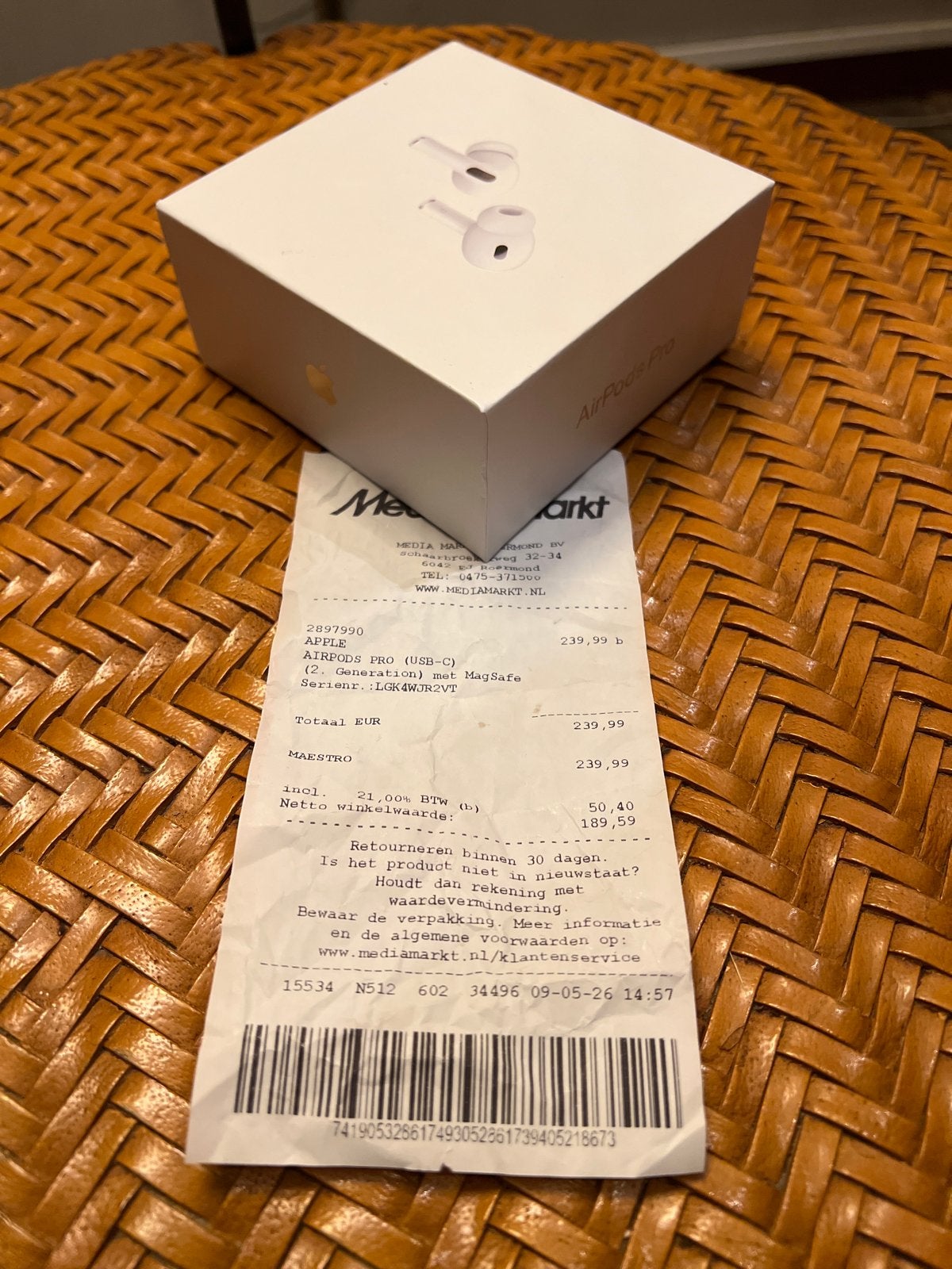 Nieuwe Apple AirPods Pro 2e Gen (USB-C) met garantie