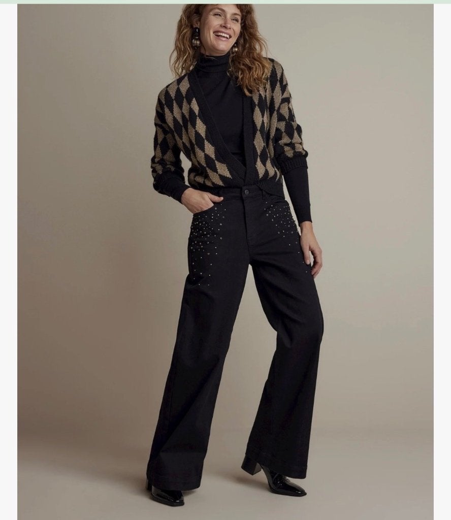 Nieuwe broek van Summum mt 38, Maat 38/40 (M), Summum, Verzenden, Zwart