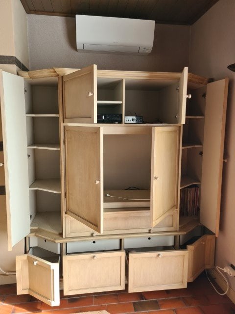 TV kast van MDF hout, Ophalen, 150 tot 200 cm, Zo goed als nieuw, 150 tot 200 cm