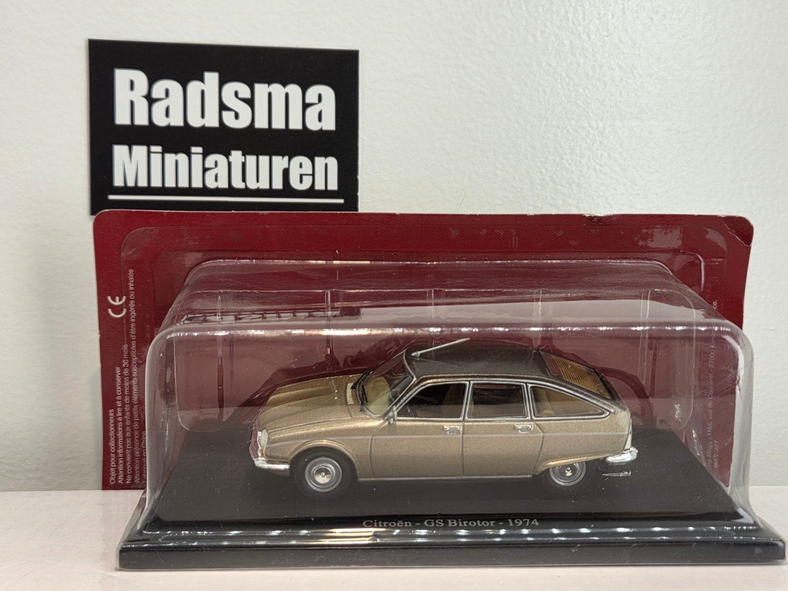 Citroën GS Birotor - 1974 - 1:43 Altaya/Universal Hobbies, Auto, Nieuw, Ophalen of Verzenden, Universal Hobbies