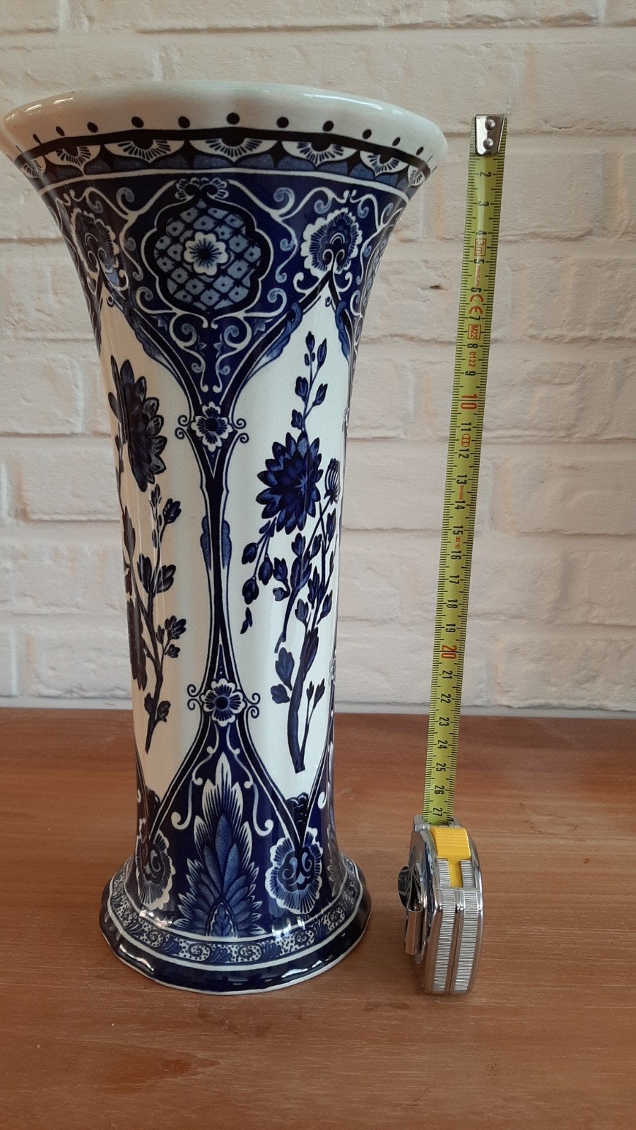Prachtige Boch Frères Delfts Blauw vaas, Ophalen of Verzenden
