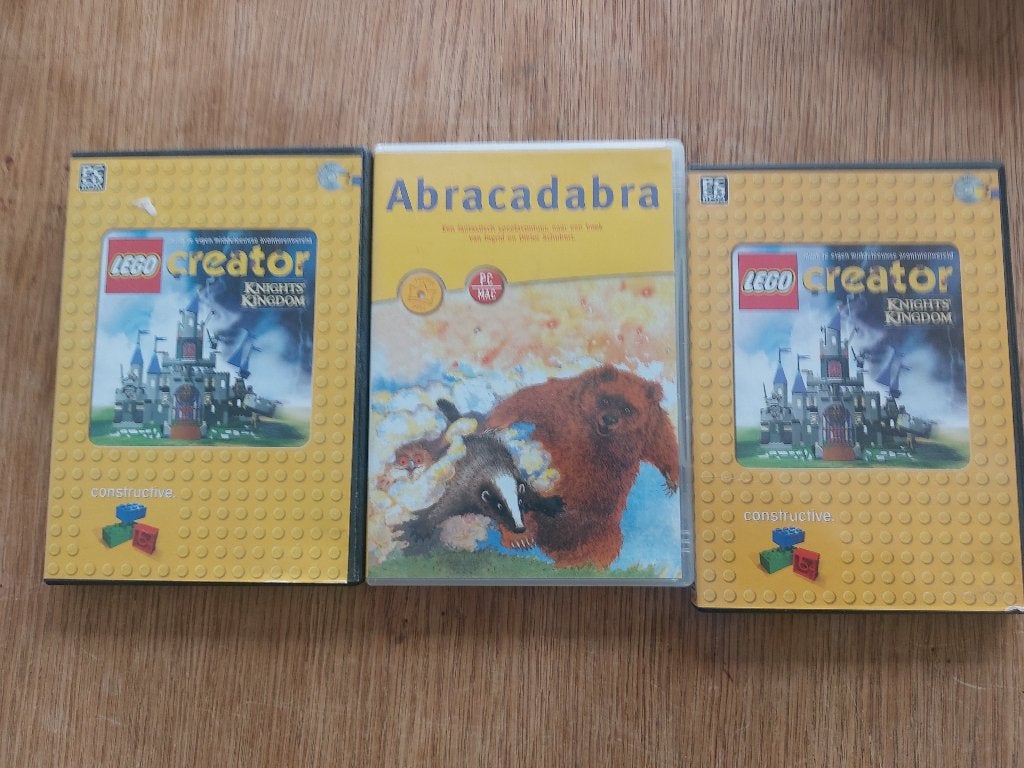 LEGO Creator Knights' Kingdom PC CD-ROM (2 exemplaren), Spelcomputers en Games, Avontuur en Actie, Gebruikt, 1 speler, Ophalen of Verzenden