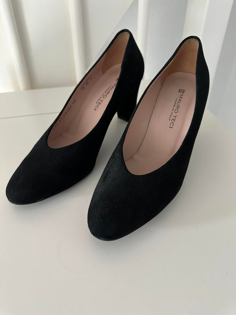 Prachtige, nieuwe pumps van Mauro Teci, 40, nieuw!, Pumps, Zwart, Nieuw, Ophalen of Verzenden