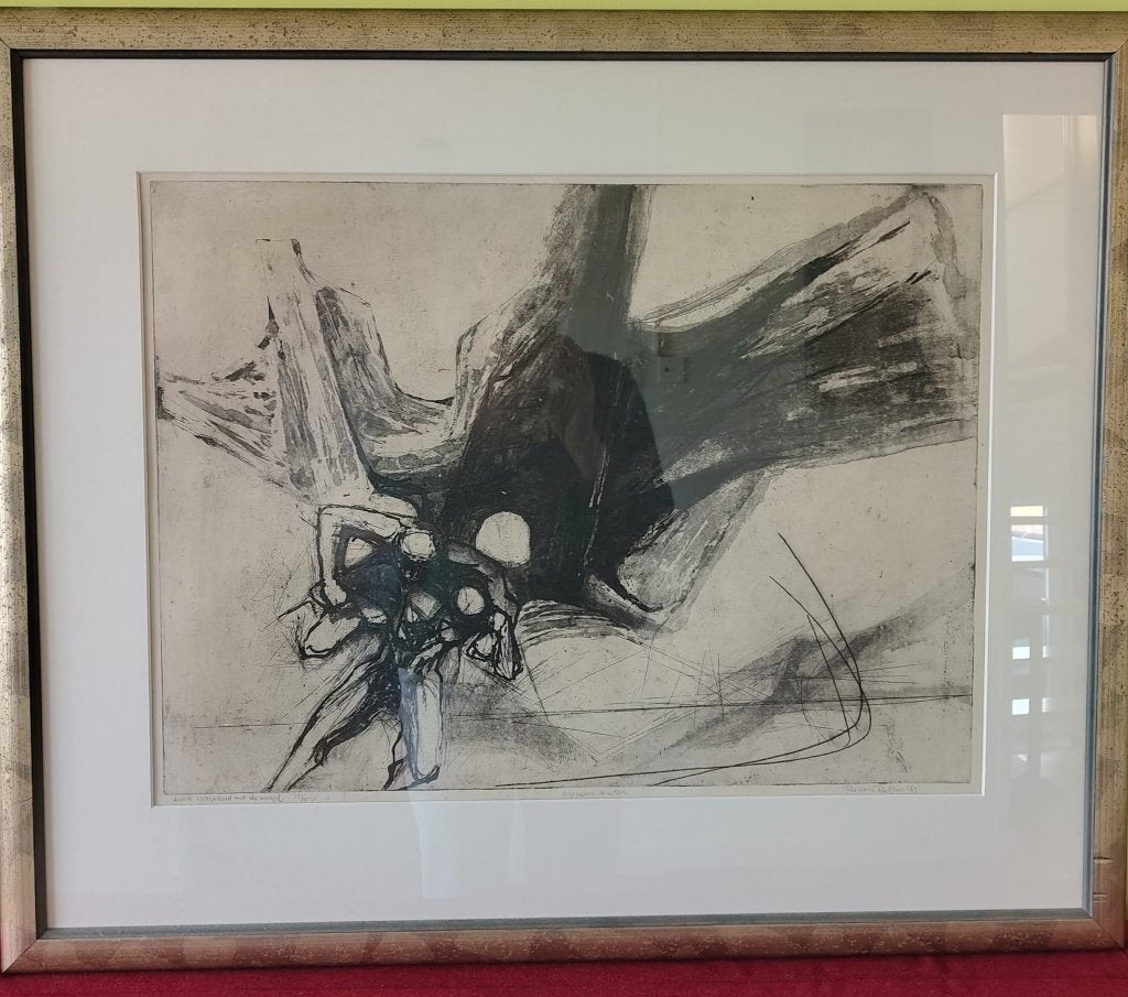 Ru van Rossem, Antiek en Kunst, Ophalen, Figuren, Papier/karton, Zeefdruk
