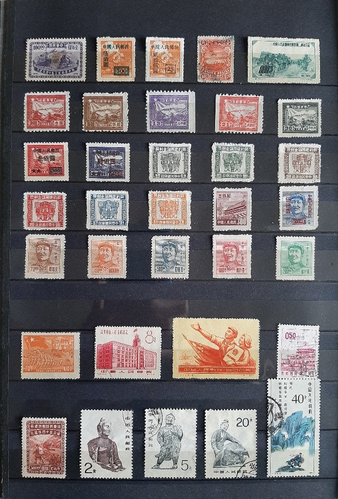 2 Kaarten Oude Klassieke Postzegels China Nr. 7 Gestempeld, Ophalen, Gestempeld, Oost-Azië