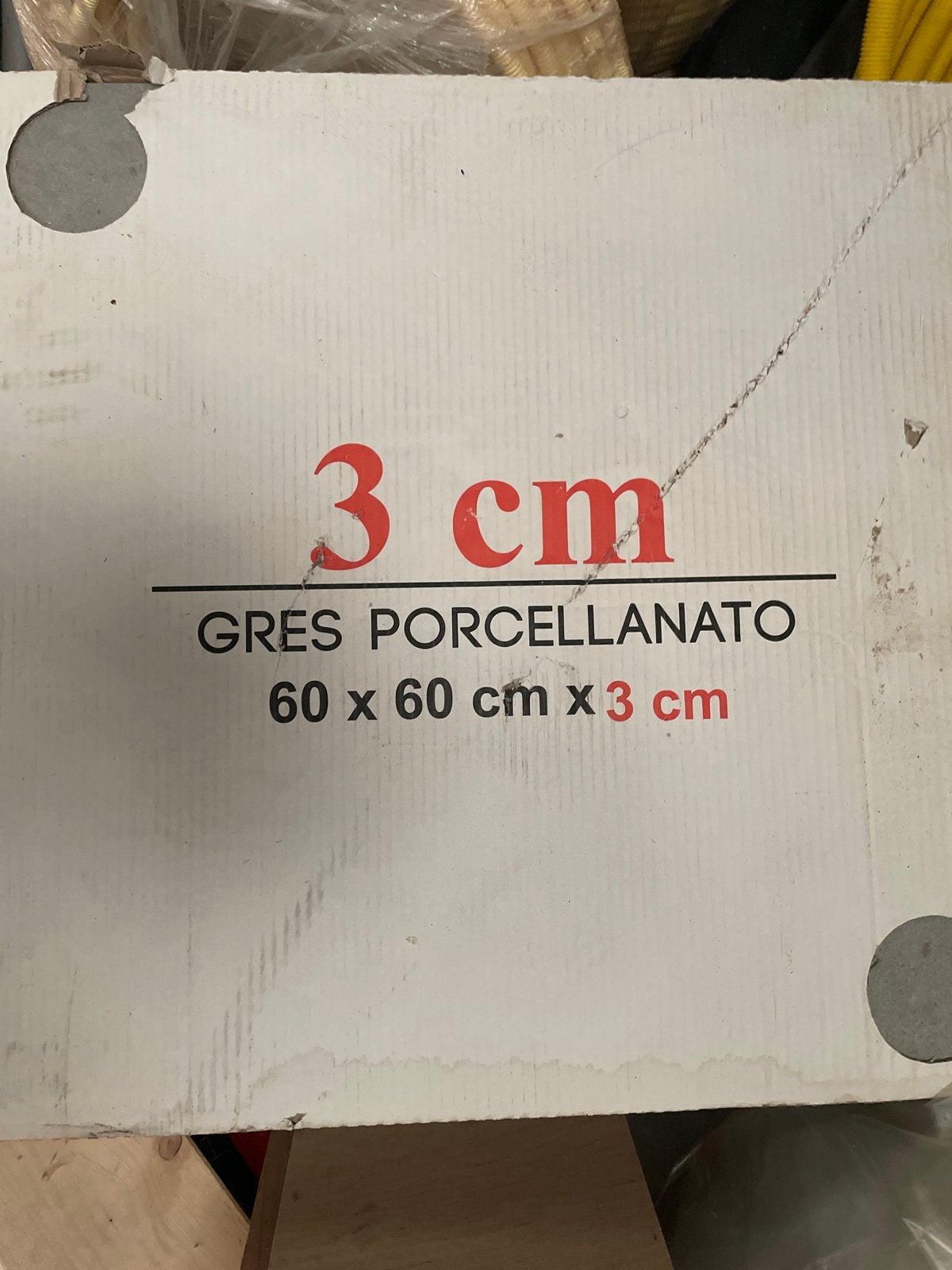 Gres Porcellanato Vloertegels 60x60x3 cm, Doe-het-zelf en Verbouw, Ophalen, 60 cm of meer, Keramiek, Nieuw