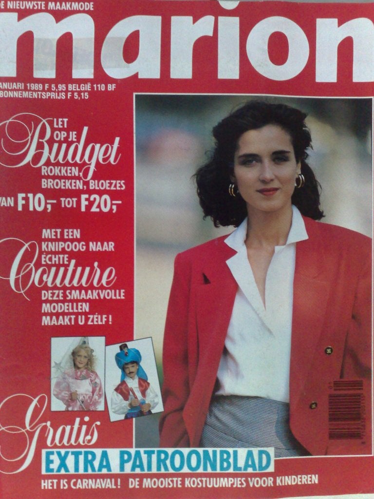 7 x Marion zelfmaakmode van jaargang 1989, Verzenden, Vrouw, Marion