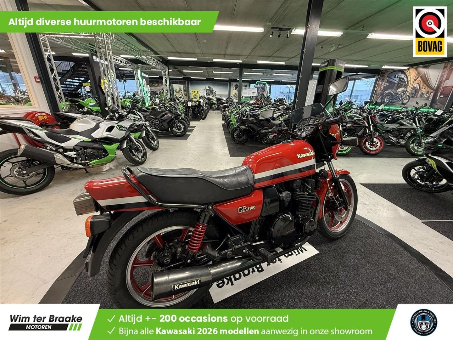 Kawasaki GPZ 1100 B INJECTION (bj 1982) 18,164 km, Motoren, 4 cilinders, Motorrijbewijs A, Bedrijf, Onbekend