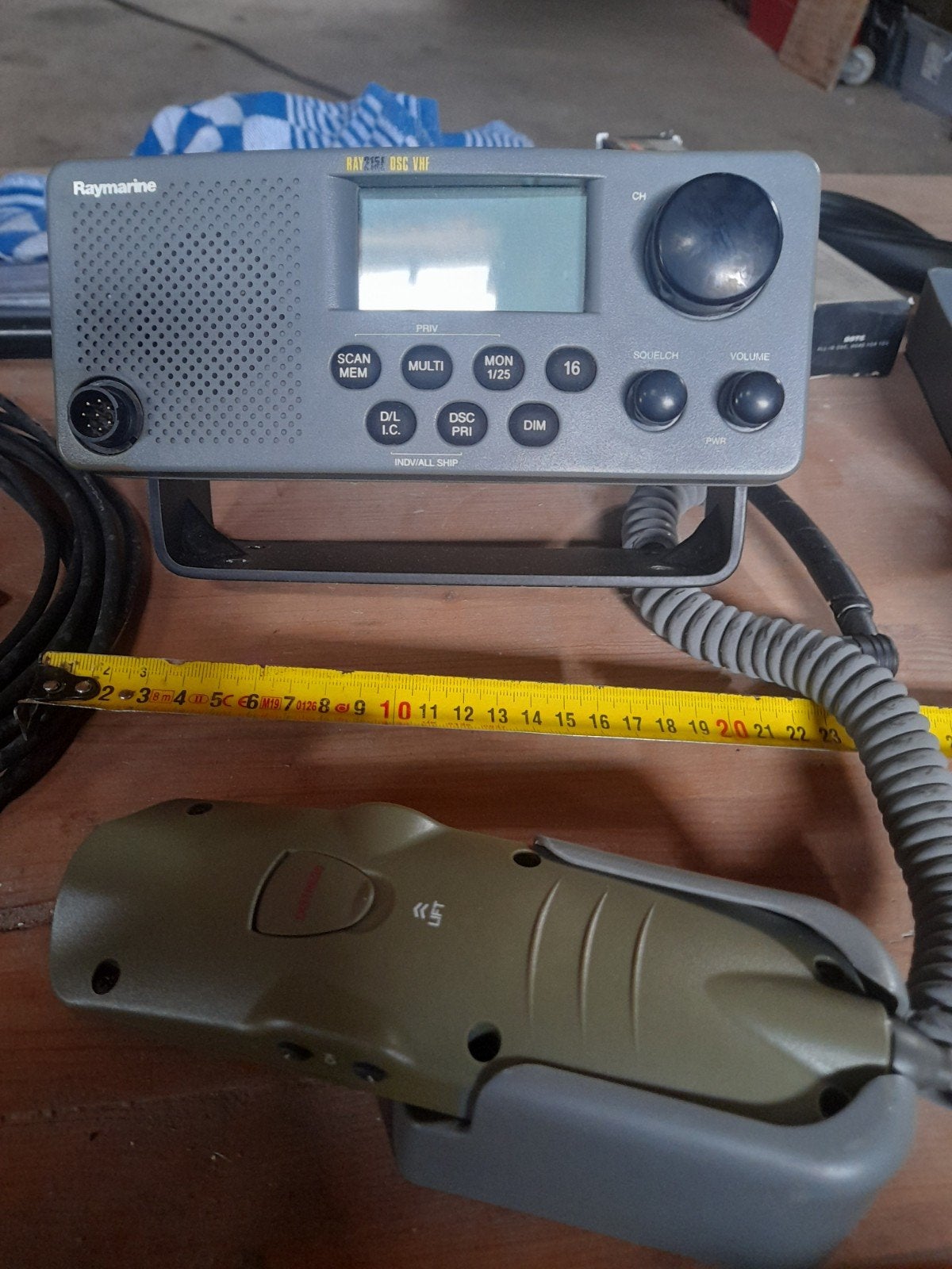 Raymarine RAY215E DSC Marifoon met Handset, Ophalen of Verzenden
