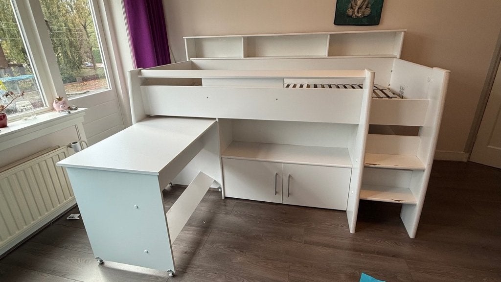 hoogslaper, Ophalen, Gebruikt, Eenpersoons, 210 cm