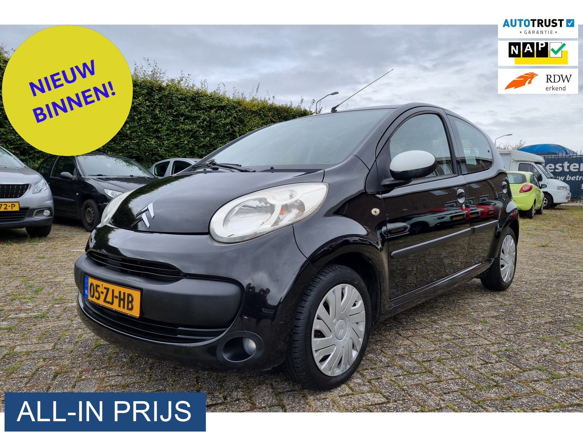 Citroën C1 1.0-12V Ambiance ✅5-DEURS ✅AIRCO ✅NIEUWE A, Auto's, Stof, Gebruikt, Met garantie (alle), 4 stoelen