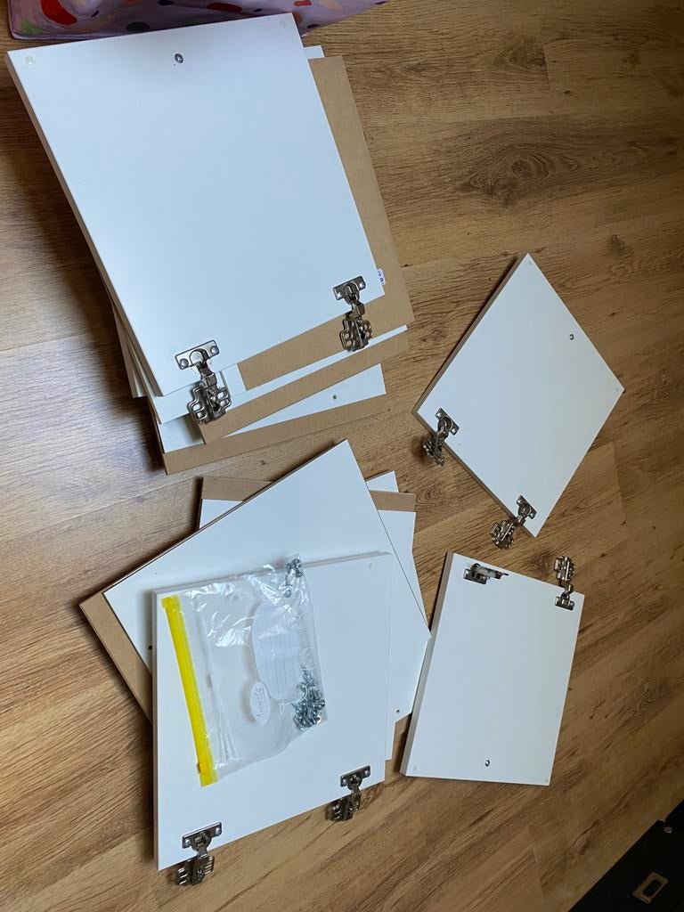 Ikea kallax deurtjes 6 stuks, Witgoed en Apparatuur, Ophalen, Zo goed als nieuw