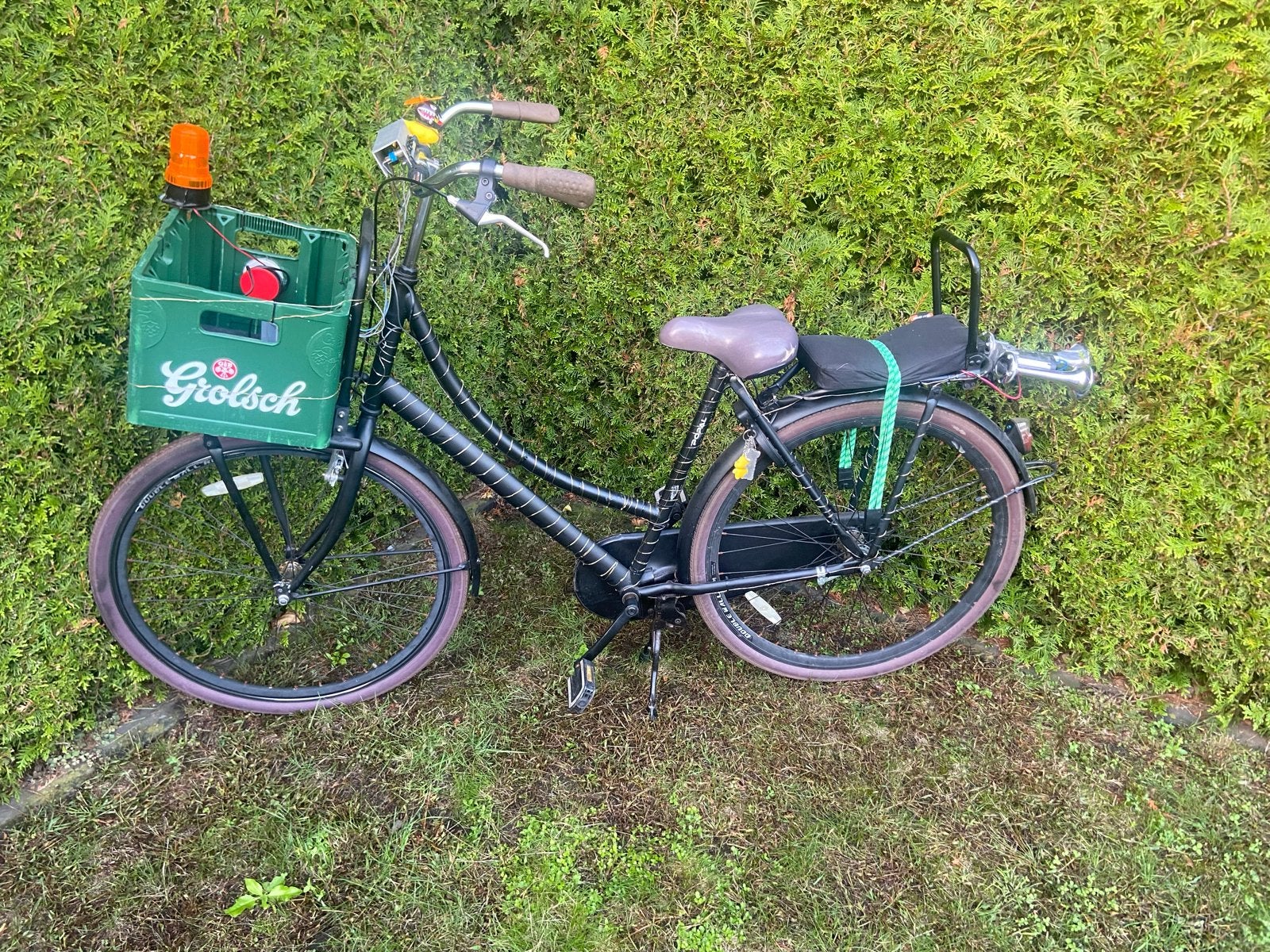 Goede Popal fiets met veel lampjes, claxon, zwaailicht, Terugtraprem, Ophalen, Overige merken, 53 tot 56 cm