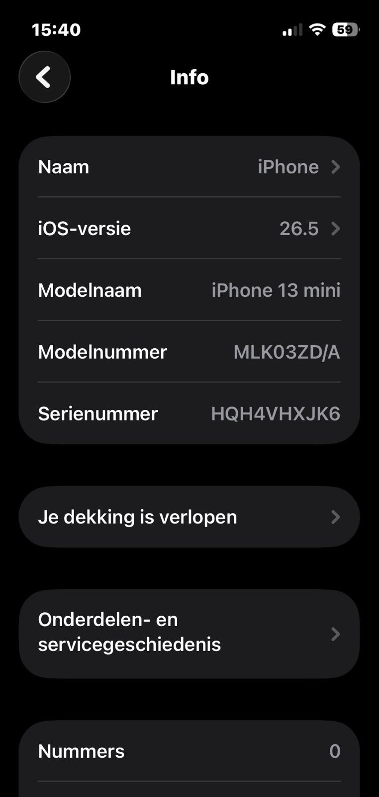 Foto 7 van Zeer nette iPhone 13 mini