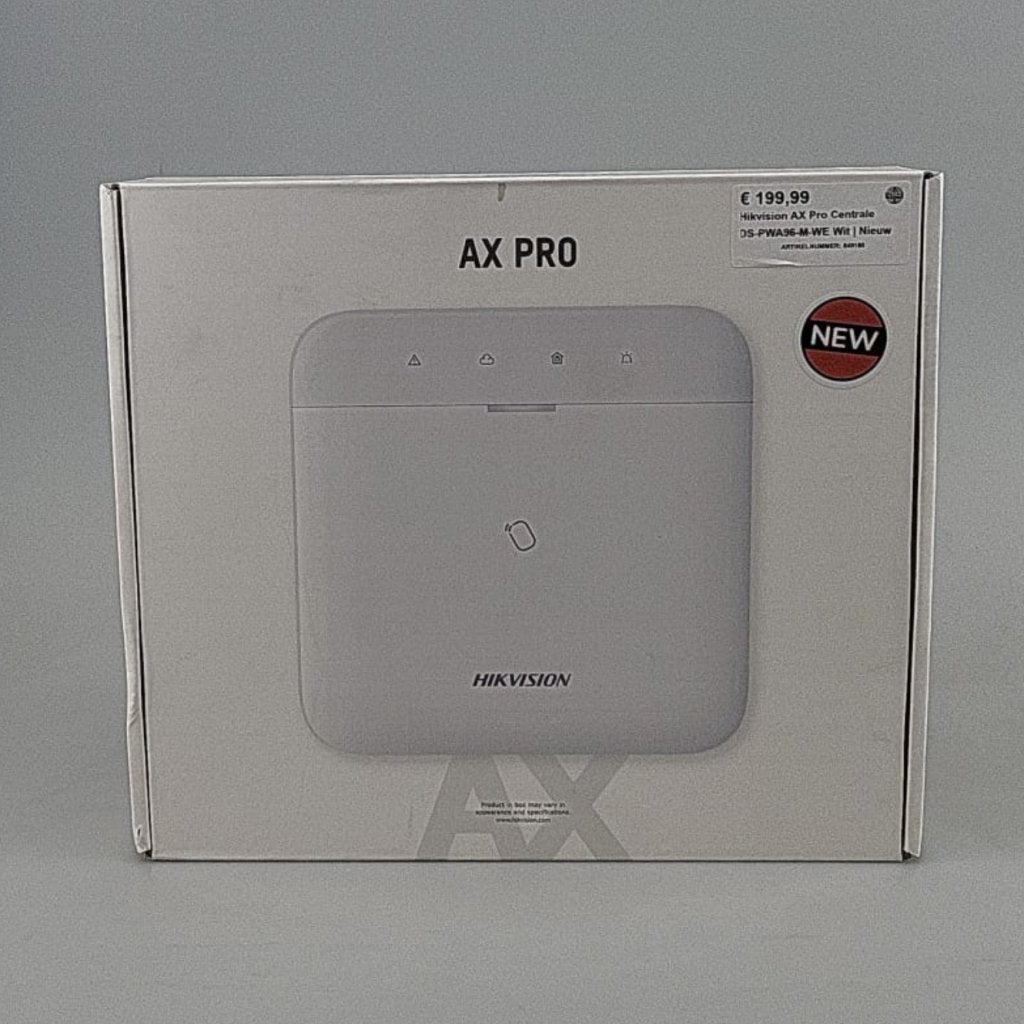 Hikvision AX Pro Centrale DS-PWA96-M-WE Wit | Nieuw, Hikvision, Nieuw, https://www.hikvision.com/en/support/contact-us/, No.555 Qianmo Road, Binjiang District, Hangzhou 310052, China