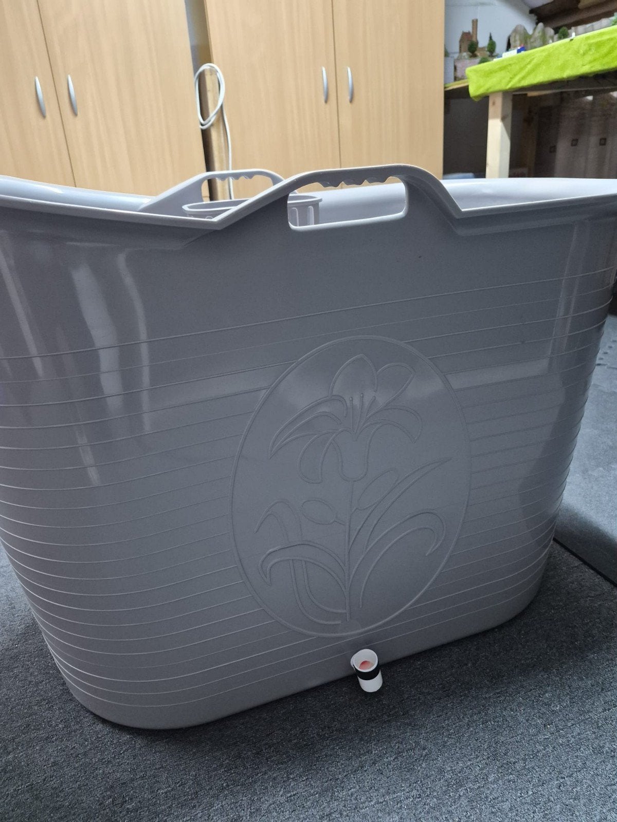 Bath bucket - Grijs, Huis en Inrichting, Ophalen, Zo goed als nieuw