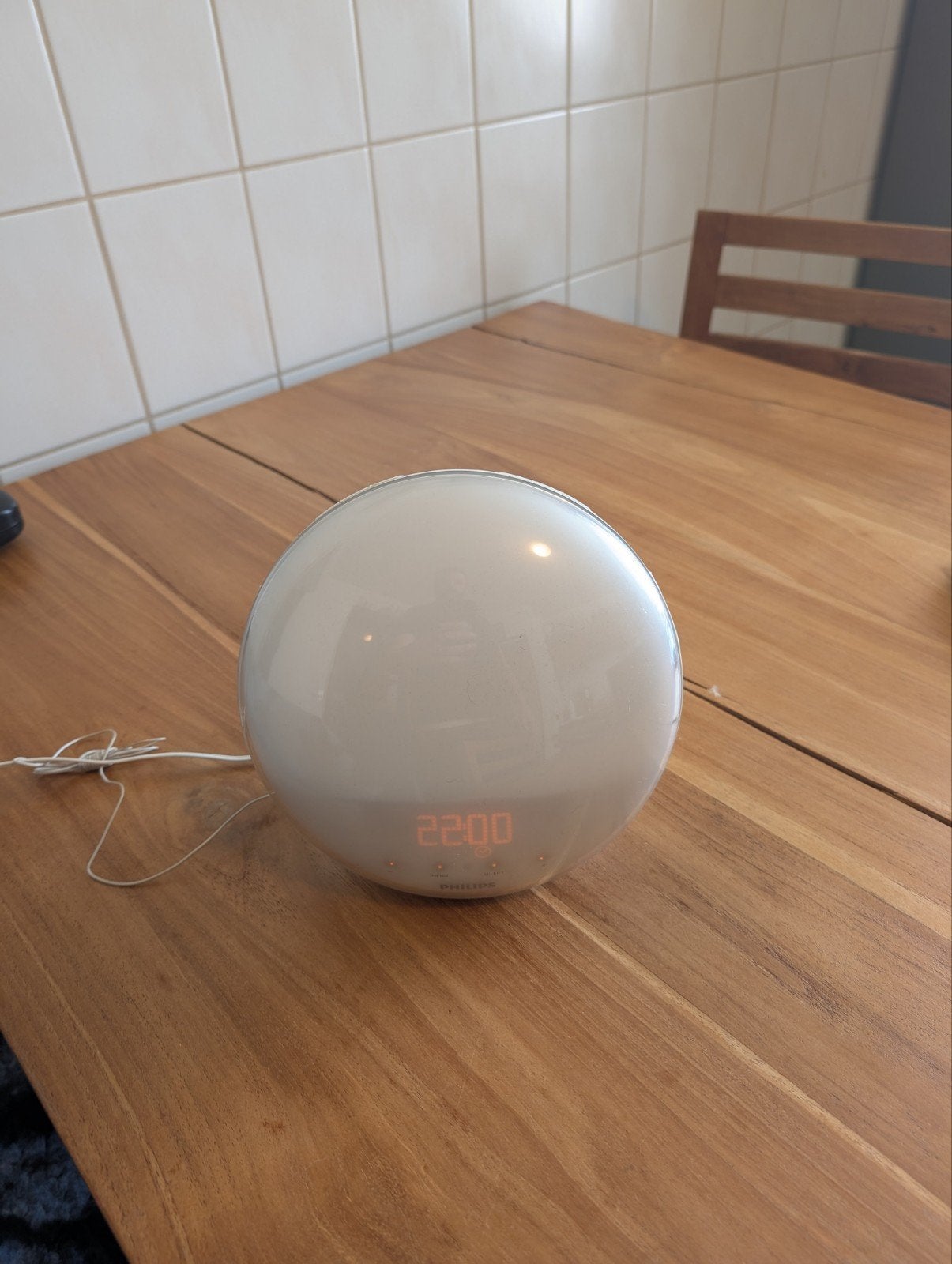 Philips Wake-up Light HF3520 - Wekker met licht en geluid, Ophalen of Verzenden, Zo goed als nieuw, Digitaal