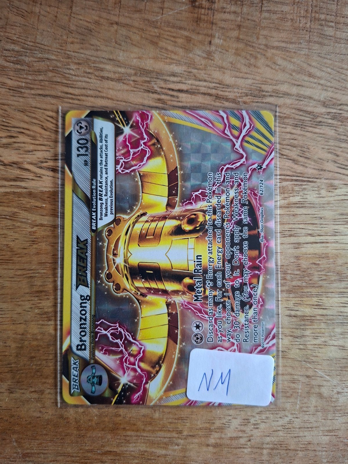 Bronzong BREAK Pokémon Kaart - NM Conditie, Ophalen of Verzenden, Zo goed als nieuw, Losse kaart
