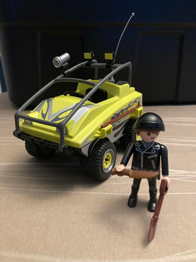 Playmobil stoere gangster voertuig 4449, Kinderen en Baby's, Speelgoed | Playmobil, Ophalen of Verzenden, Zo goed als nieuw