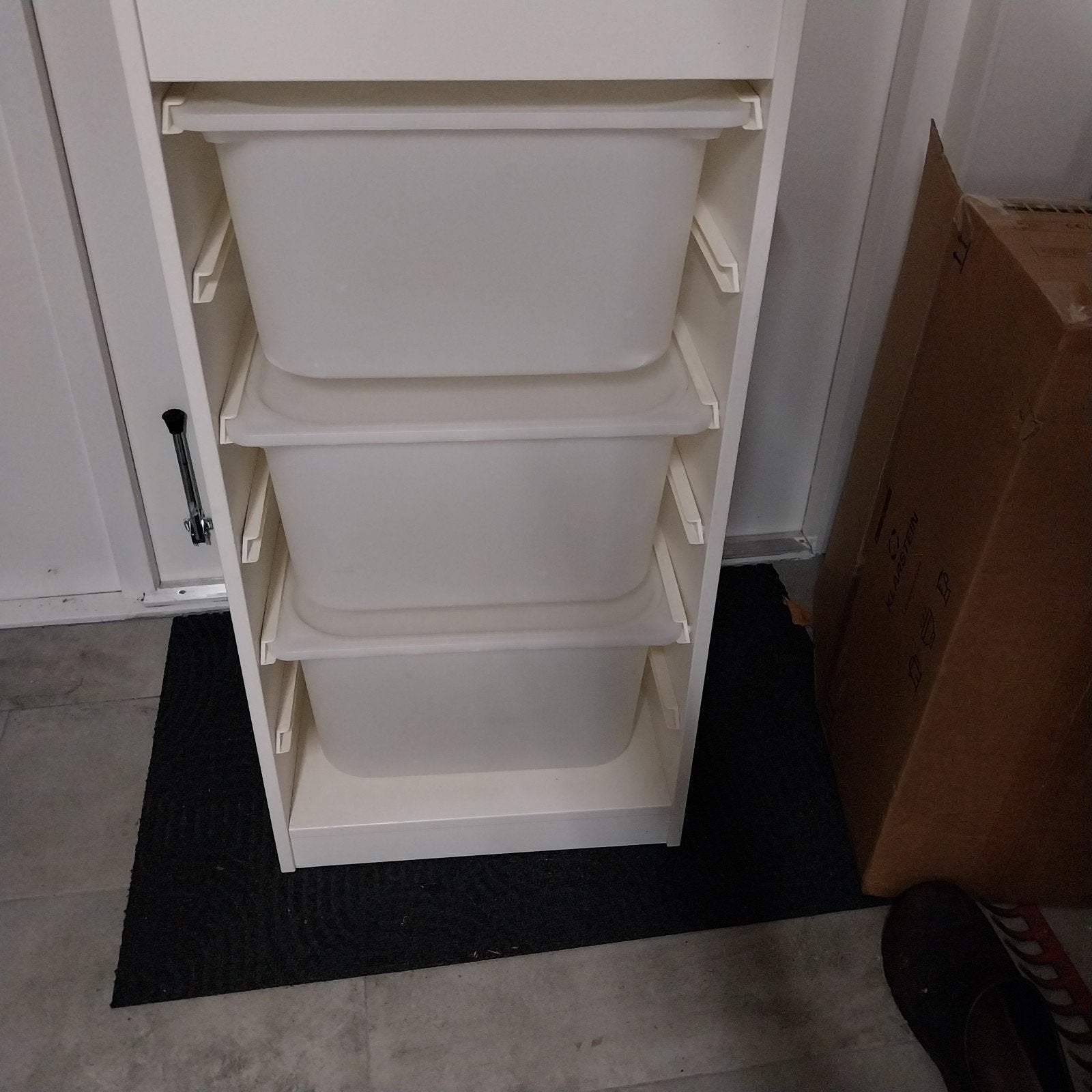 IKEA Trofast opbergkast met 3 bakken met deksel, Ophalen, Gebruikt