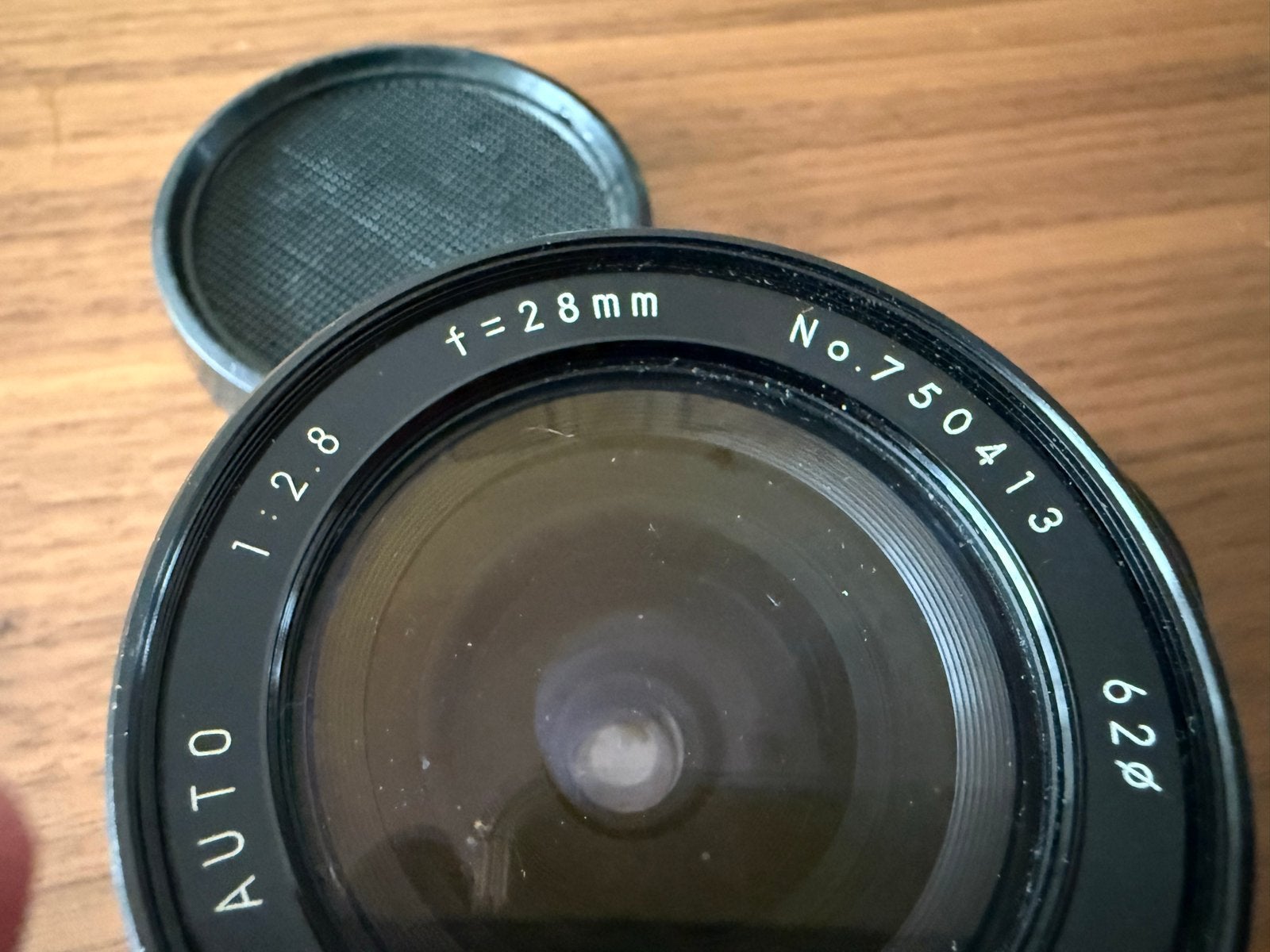 Pallas Auto 28mm f/2.8 M42 lens met 2x teleconverter, Gebruikt, 28 mm, Handmatige focus, Overige merken